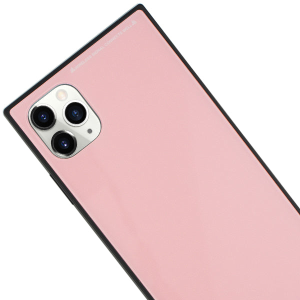 Square Hard Box Pink Case Iphone 12 Pro Max