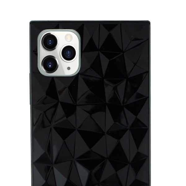 Square Box Triangle Tpu Skin Black Case Iphone 13 Pro