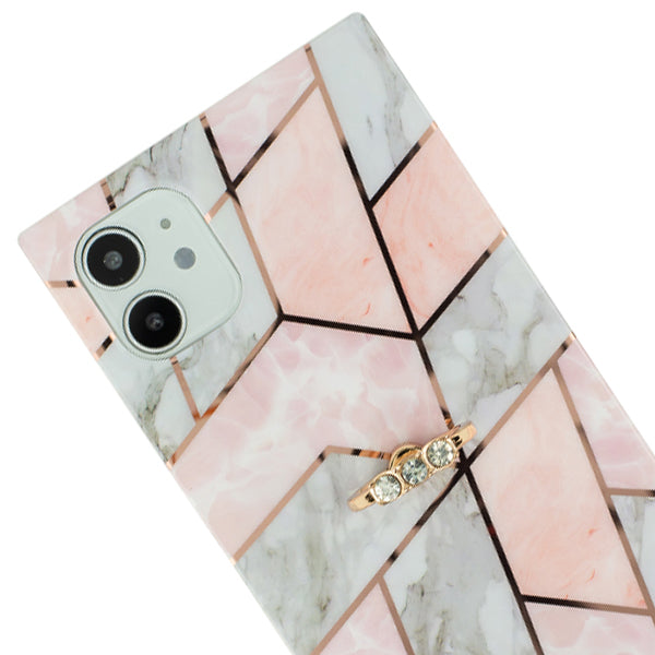 Marble Pink White Iphone 11