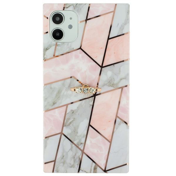 Marble Pink White Iphone 11