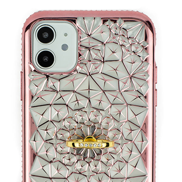 Abstract Ring Case Gold Iphone 11