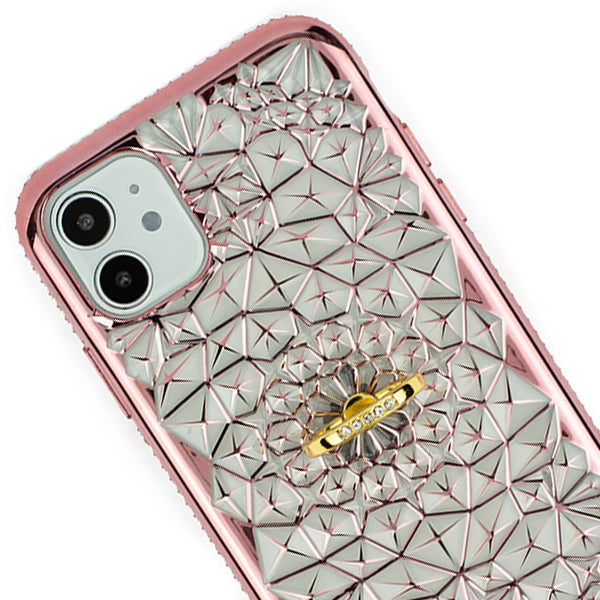 Abstract Ring Case Gold Iphone 11