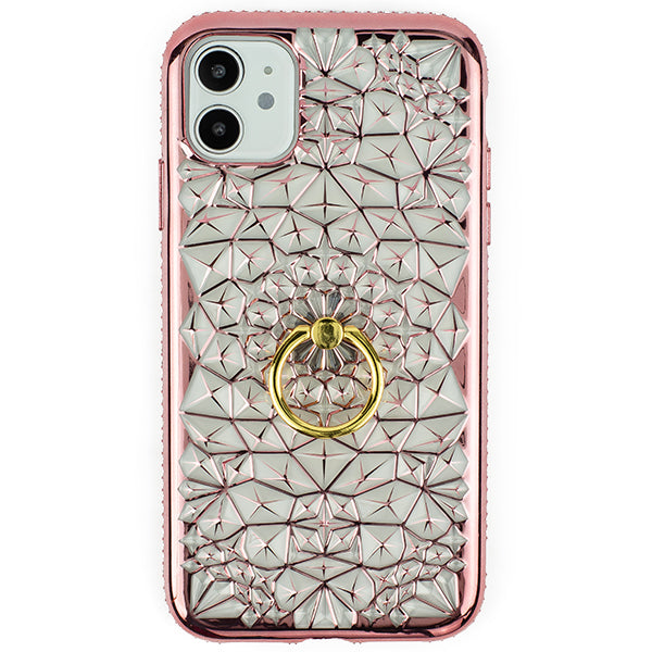 Abstract Ring Case Gold Iphone 11