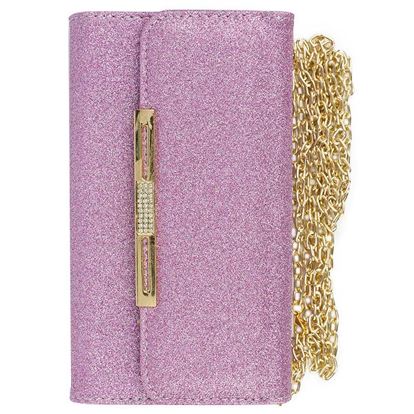 Glitter Detachable Purse Light Purple S9