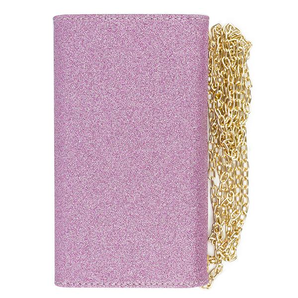 Glitter Detachable Purse Light Purple S9