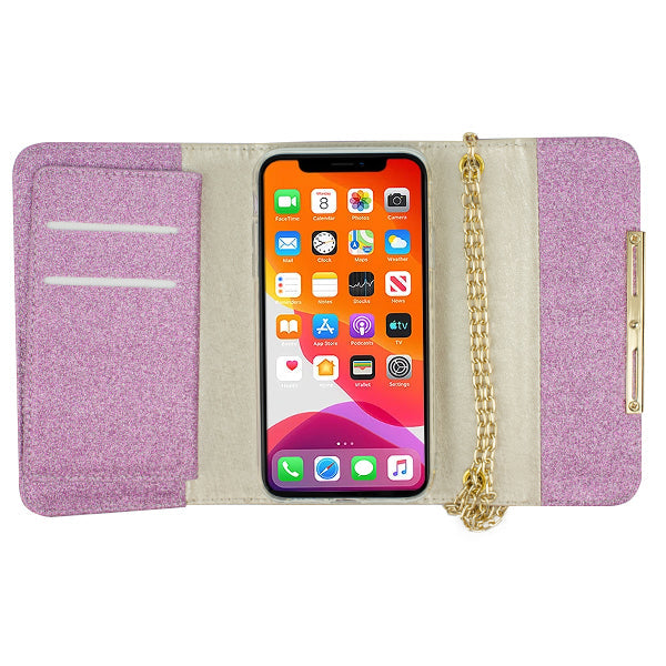 Glitter Detachable Purse Light Purple Iphone 11 Pro