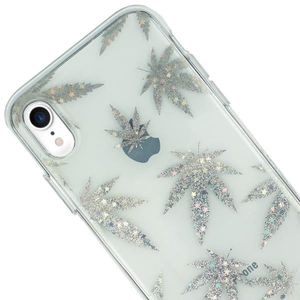 Weed Leaf Silver Case IPhone XR