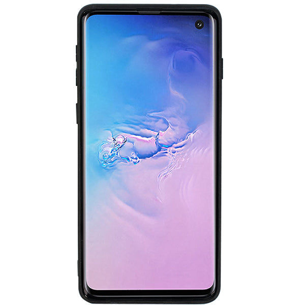 Square Marble Black Samsung S10 Plus