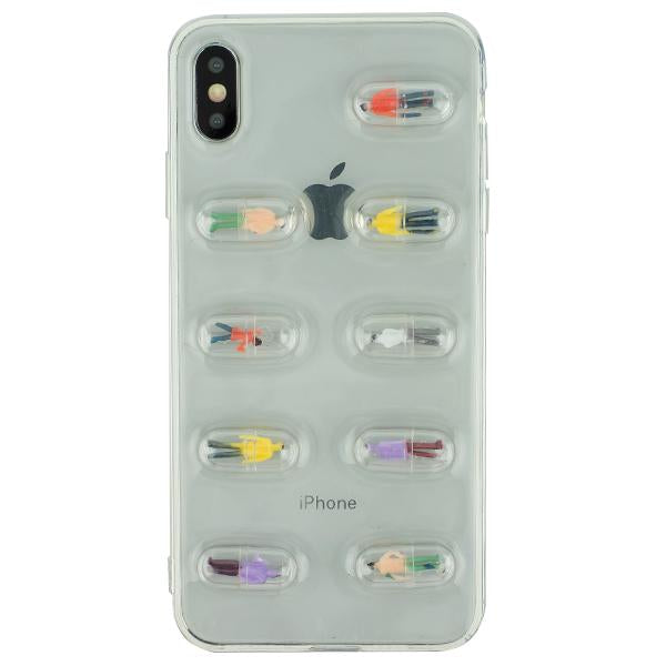 People Capsules 3D Case Iphone 10