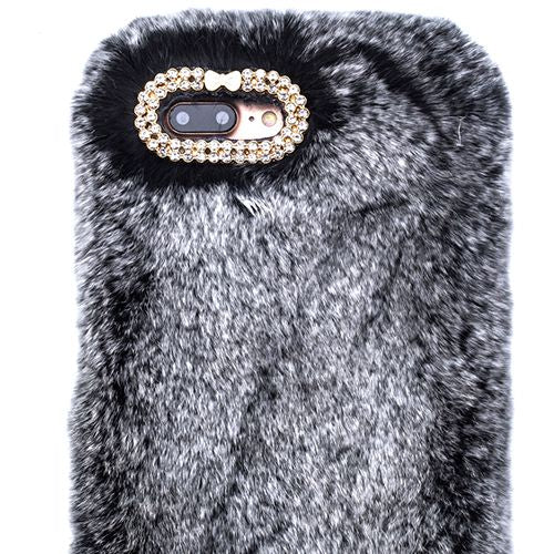 Fur Grey Case Iphone 7/8 Plus - Bling Cases.com