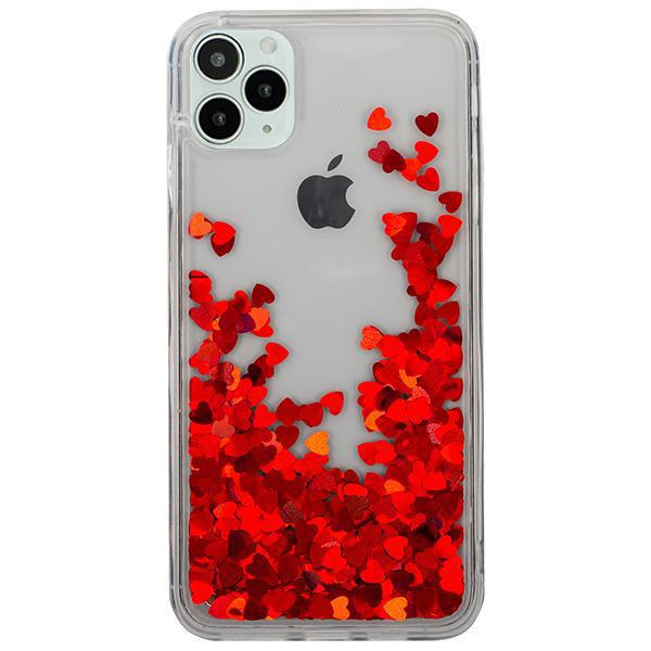 Red Hearts Liquid Iphone 11 Pro