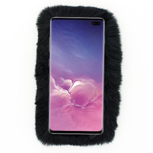 Fur Case Grey  Samsung S10 Plus