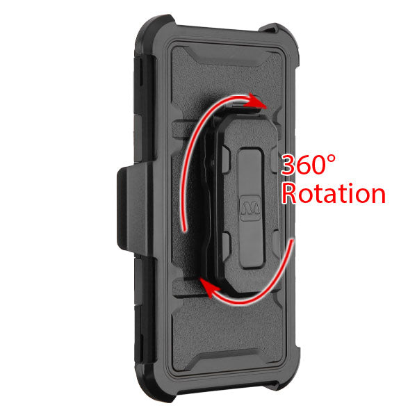 Military Grade Holster Black Samsung A10E - Bling Cases.com