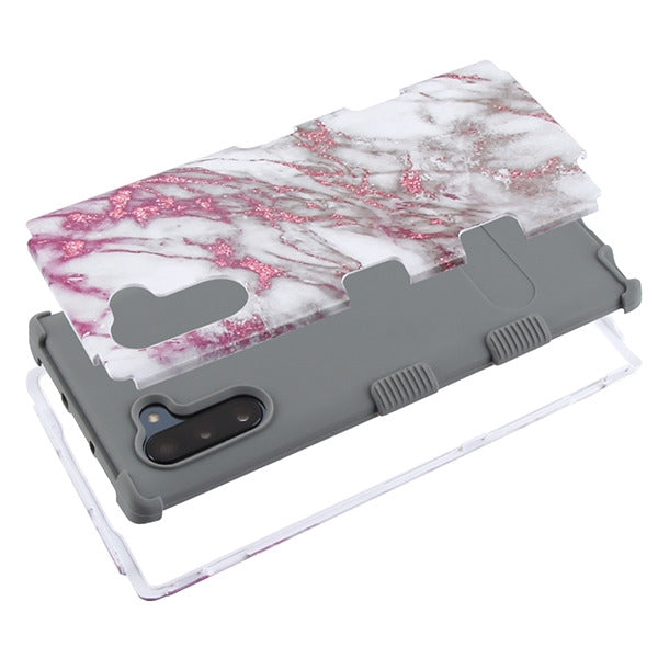 Hybrid Marble Pink Samsung Note 10 - Bling Cases.com