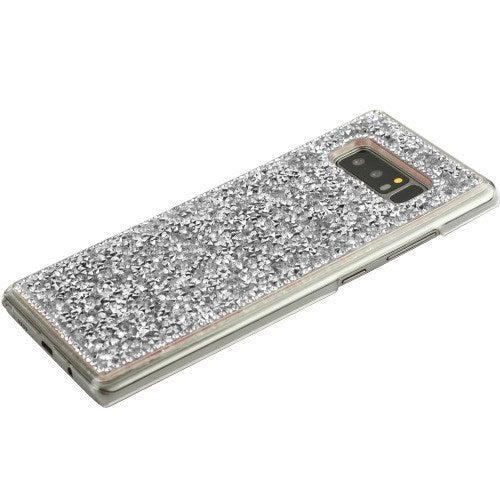 Bling Metal Silver Case Samsung Note 8 - Bling Cases.com