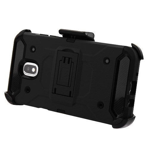 Military Grade Holster Black Case J3 2018 - Bling Cases.com