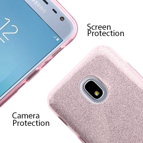 Glitter Pink Case J3 2018 - Bling Cases.com