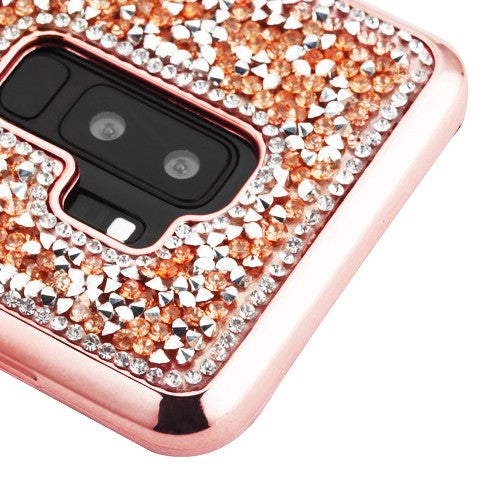 Bling Chrome Rose Gold Case Samsung S9 - Bling Cases.com