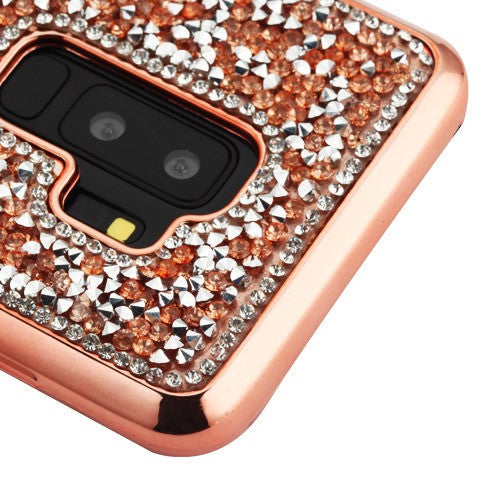 Bling Chrome Rose Gold Samsung S9 Plus - Bling Cases.com