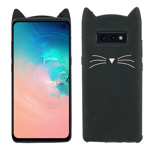 Silicone Cat Black Samsung S10e