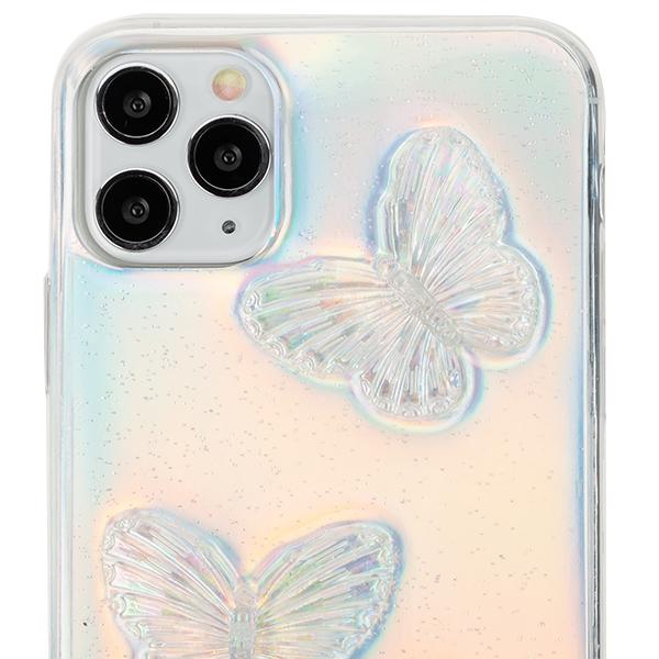 Butterflies Silver 3D Case IPhone 12 Pro Max