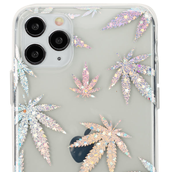 Weed Leaf Silver Case IPhone 12/12 Pro