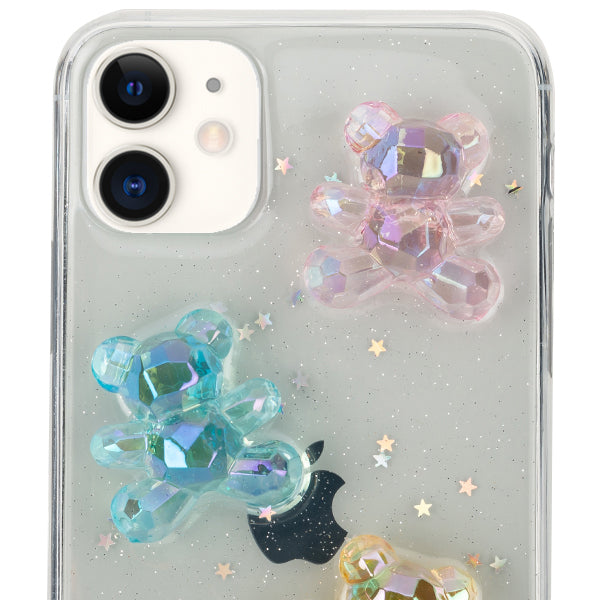 Crystal Teddy Bear 3D Case iphone 11