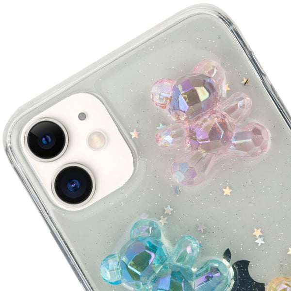 Crystal Teddy Bear 3D Case Iphone 12 Mini