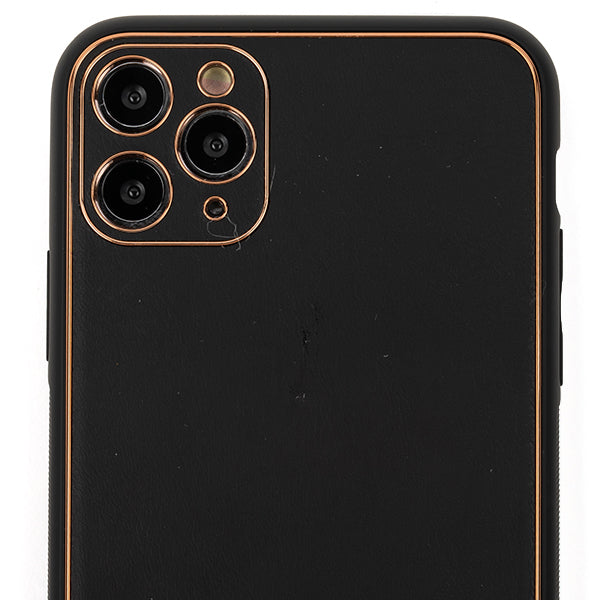 Leather Style Black Gold Case IPhone 12 Pro Max