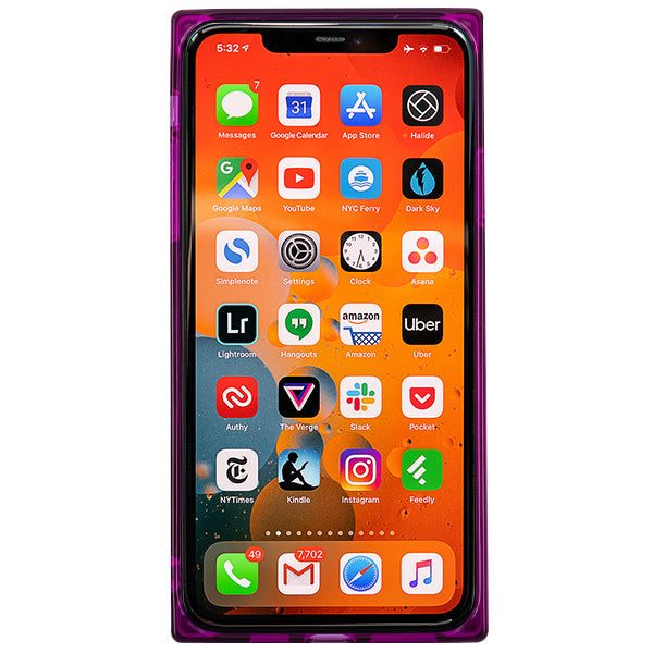 Square Box Purple Skin IPhone 12/12 Pro