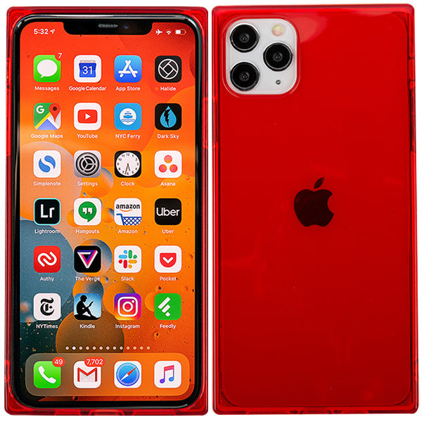 Square Box Red Skin Iphone 11 Pro Max