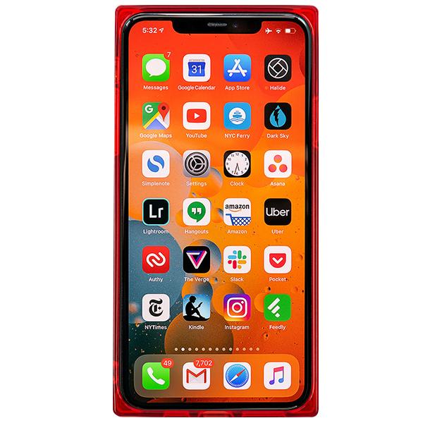 Square Box Red Skin Iphone 11