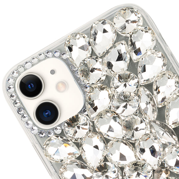 Handmade Bling Silver Case Iphone 12 Mini