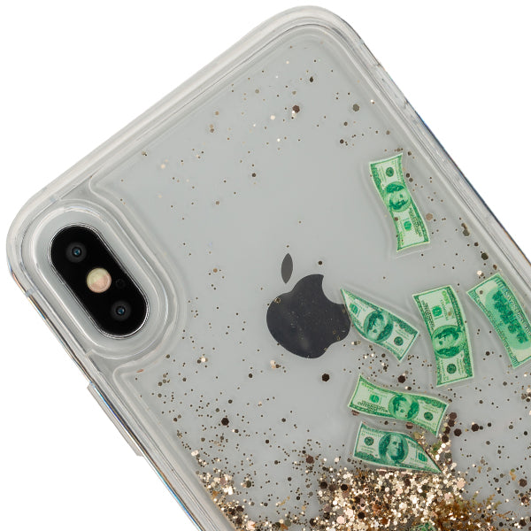 Liquid Dollar Bills Case Iphone XS Max