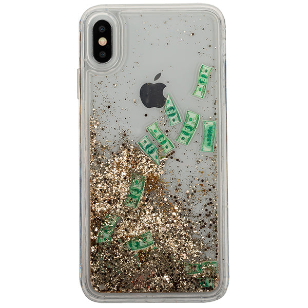 Liquid Dollar Bills Case Iphone XS Max