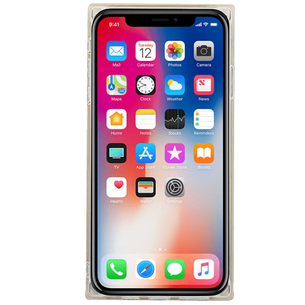 Clear Square Box Skin Iphone 10