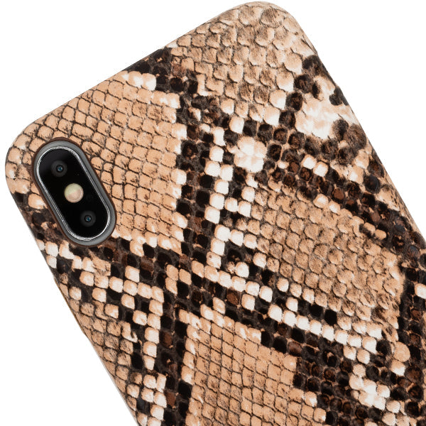 Snake Style Brown Case Iphone 10