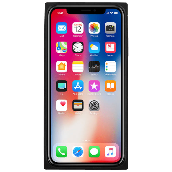 Square Marble Black Iphone XR