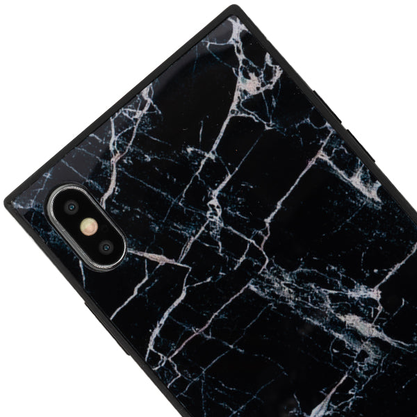 Square Marble Black Iphone XS Max