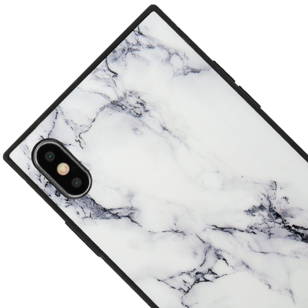 Square Marble White Iphone XS Max