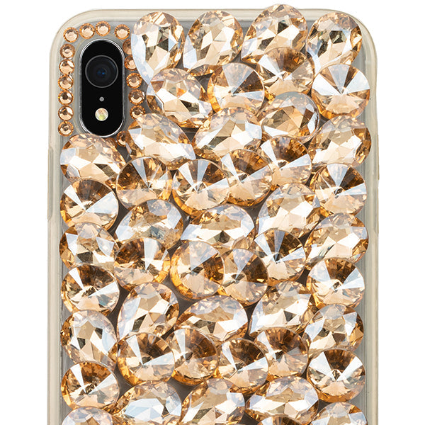 Handmade Bling Gold Case Iphone XR