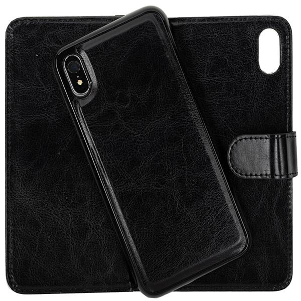 Handmade Detachable Bling Black Wallet Iphone XR