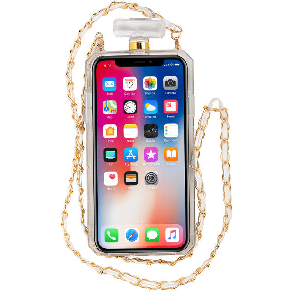 Handmade Bling Gold Bottle Case Iphone XR