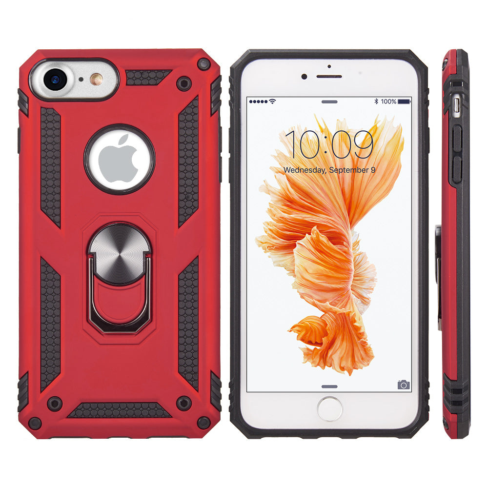 Hybrid Ring Red Case Iphone 6/7/8 - Bling Cases.com