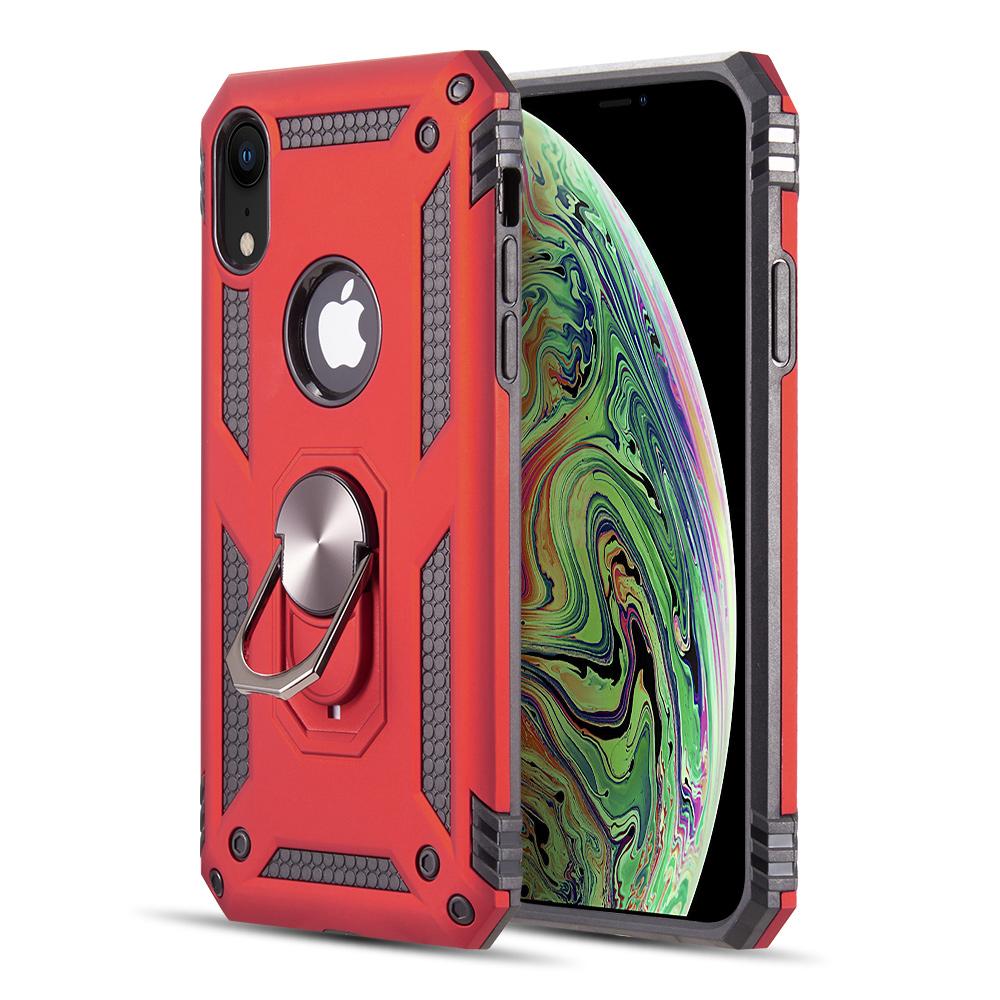 Hybrid Ring Case Red Iphone XR - Bling Cases.com