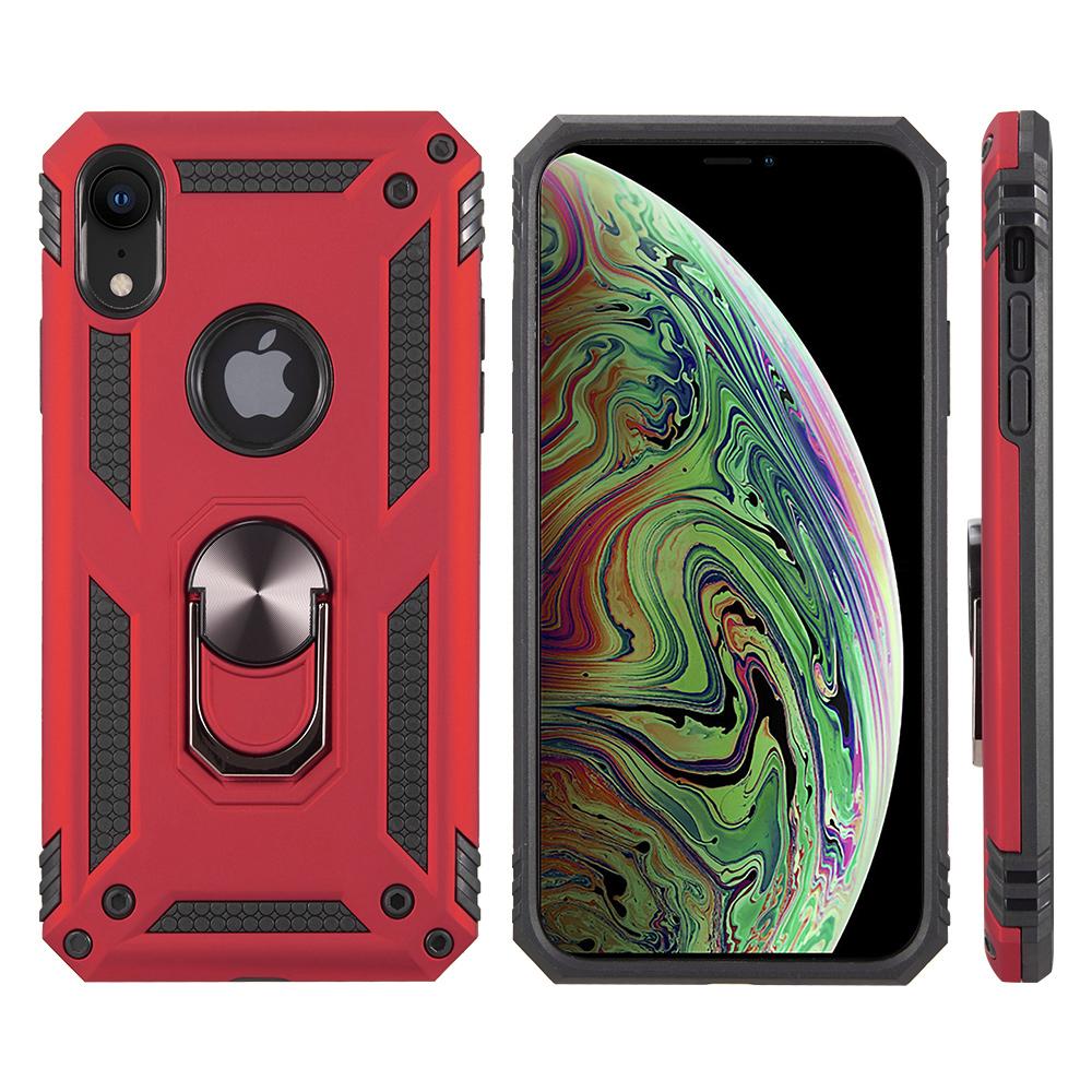 Hybrid Ring Case Red Iphone XR - Bling Cases.com