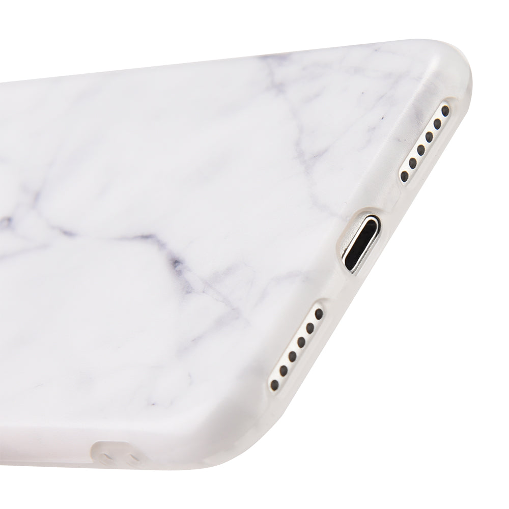 Marble Soft Skin White Iphone 7/8 - Bling Cases.com