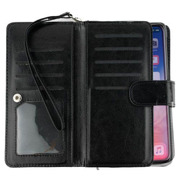 Detachable Wallet Black Iphone 10