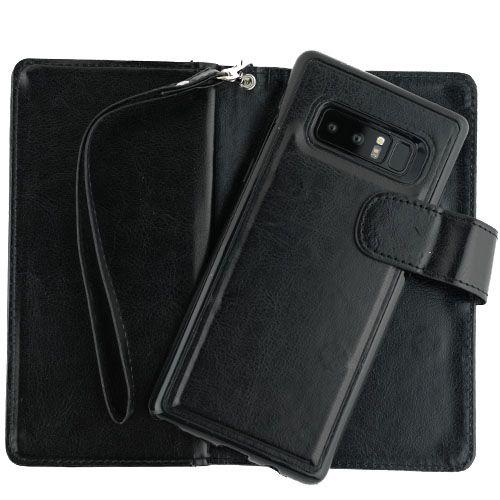 Detachable Wallet Black Note 8 - Bling Cases.com