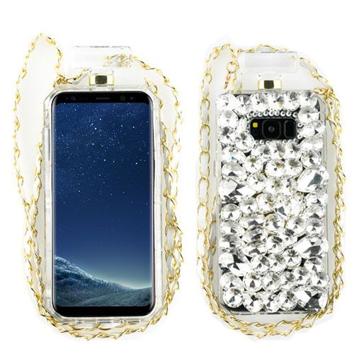 Handmade Bling Silver Bottle Case Samsung S8 - Bling Cases.com